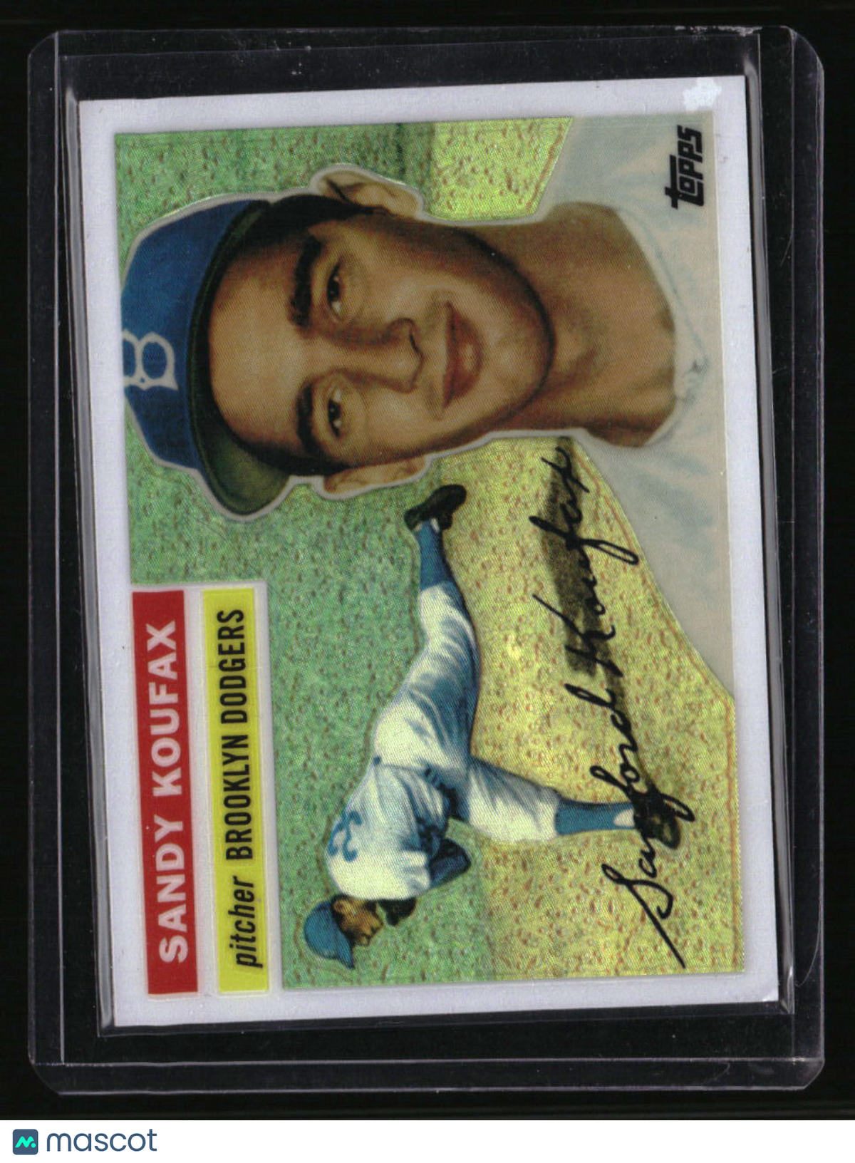 2014 Topps Sandy Koufax Factory Set Bonus: Sandy Koufax Refractors : Gray Back