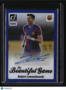 2023-24 Donruss Robert Lewandowski The Beautiful Game Autographs Blue #/99