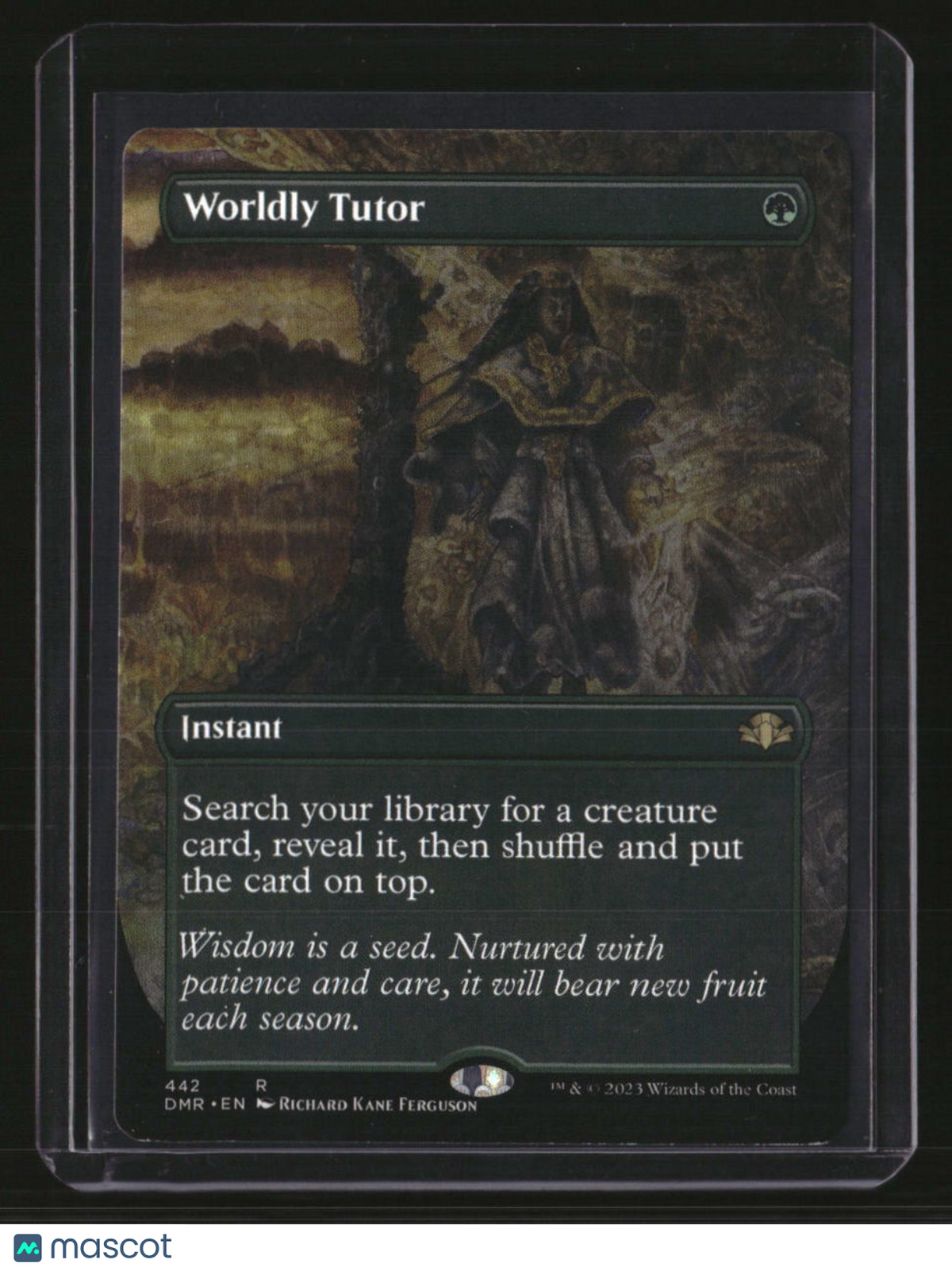 Dominaria Remastered Worldly Tutor (Borderless)
