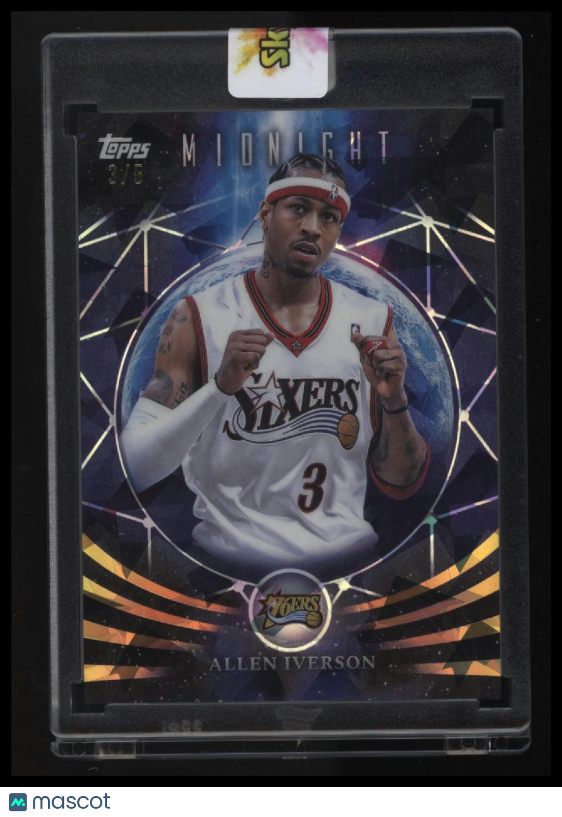 2025-26 Topps Midnight Allen Iverson Moonfall Daybreak #/5