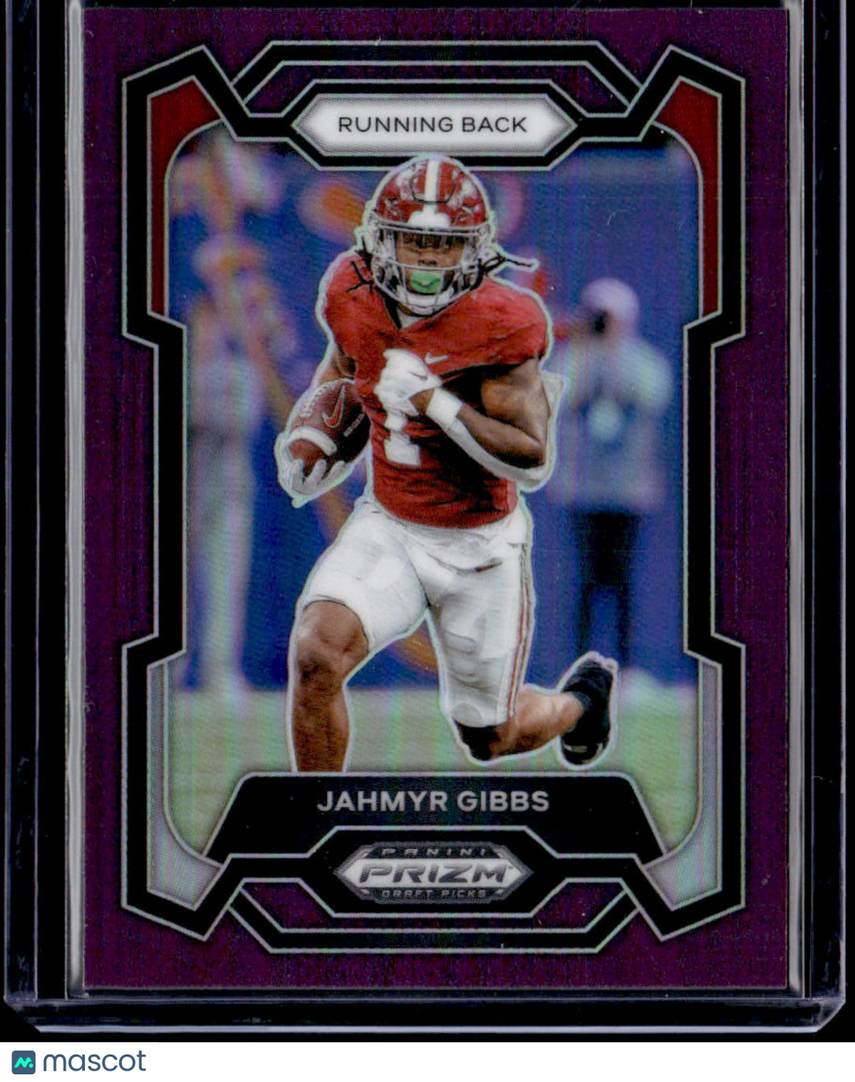 2024 Panini Prizm Draft Picks Jahmyr Gibbs Purple #/75