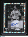 2025 Topps Chrome Brooks Lee Rookie Autographs B&W Mini-Diamond Refractors