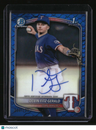 2025 Bowman Chrome Devin Fitz-Gerald Prospect Autographs Reptilian Blue #/150