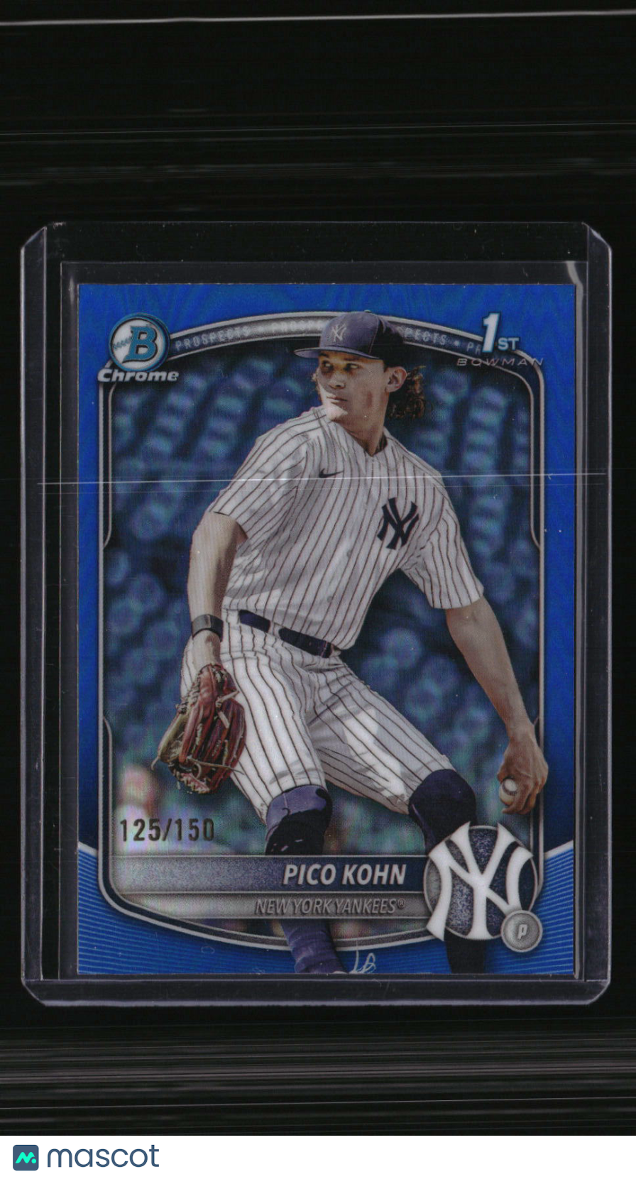 2025 Bowman Draft Pico Kohn Chrome Blue Refractor #/150