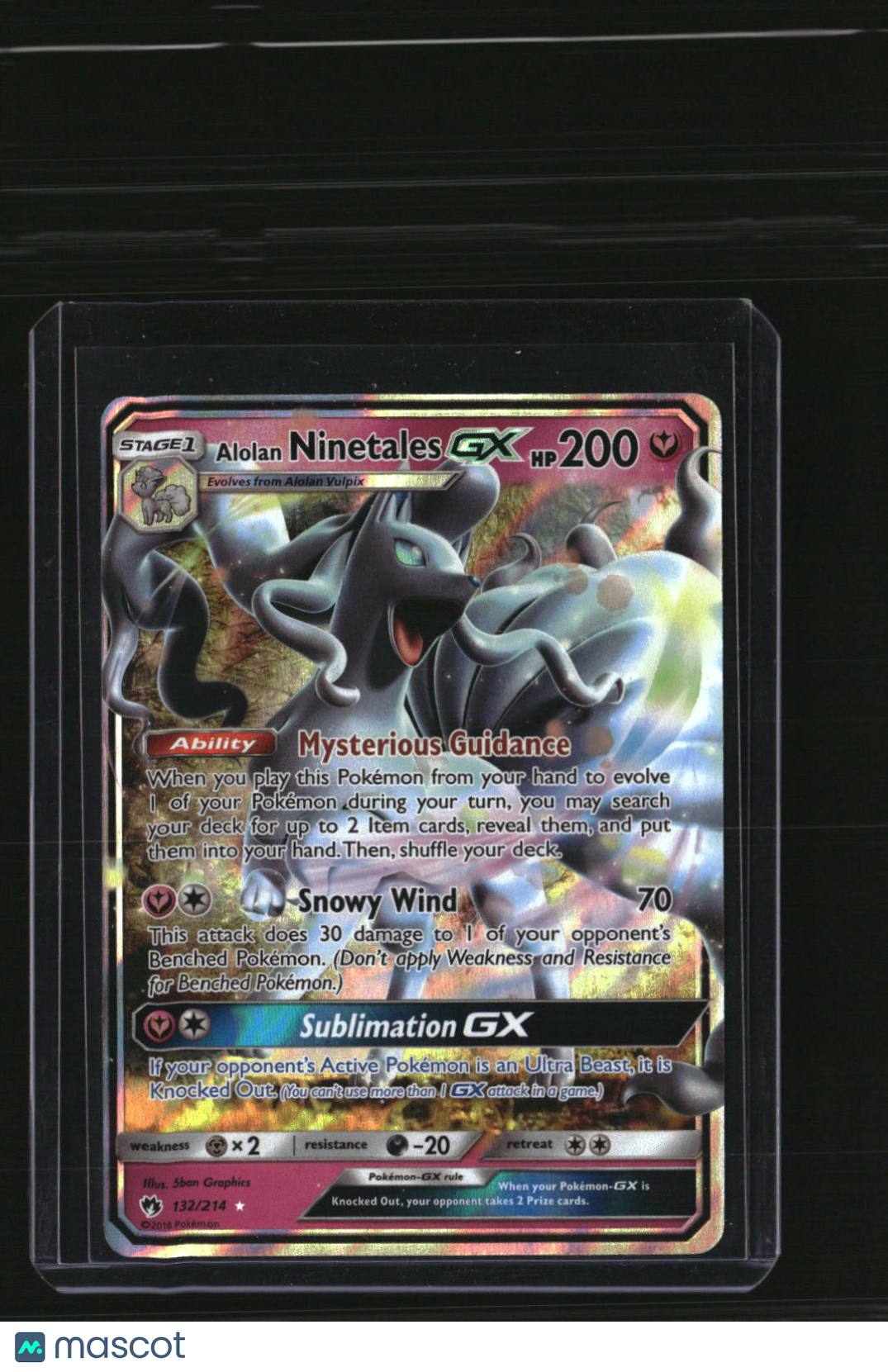 SM - Lost Thunder Alolan Ninetales GX
