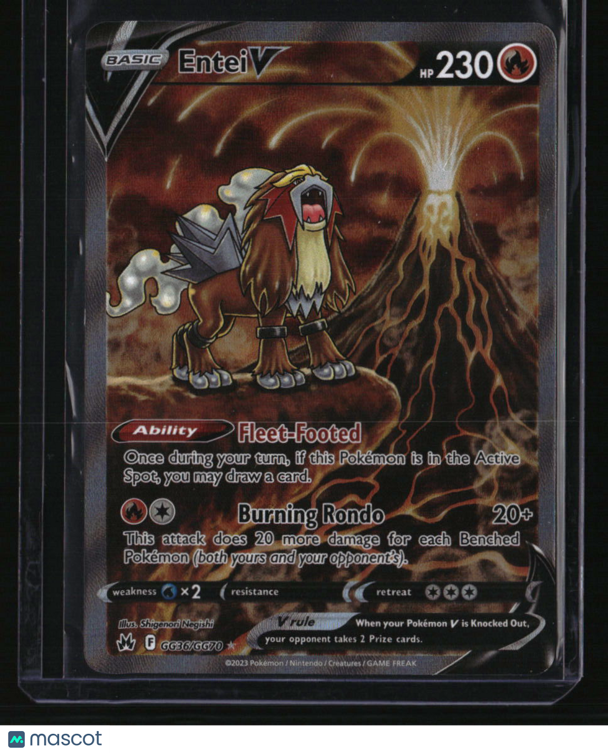 SWSH: Crown Zenith: Galarian Gallery Entei V