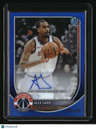2025-26 Bowman Alex Sarr Chrome Autographs Blue Refractor #/150