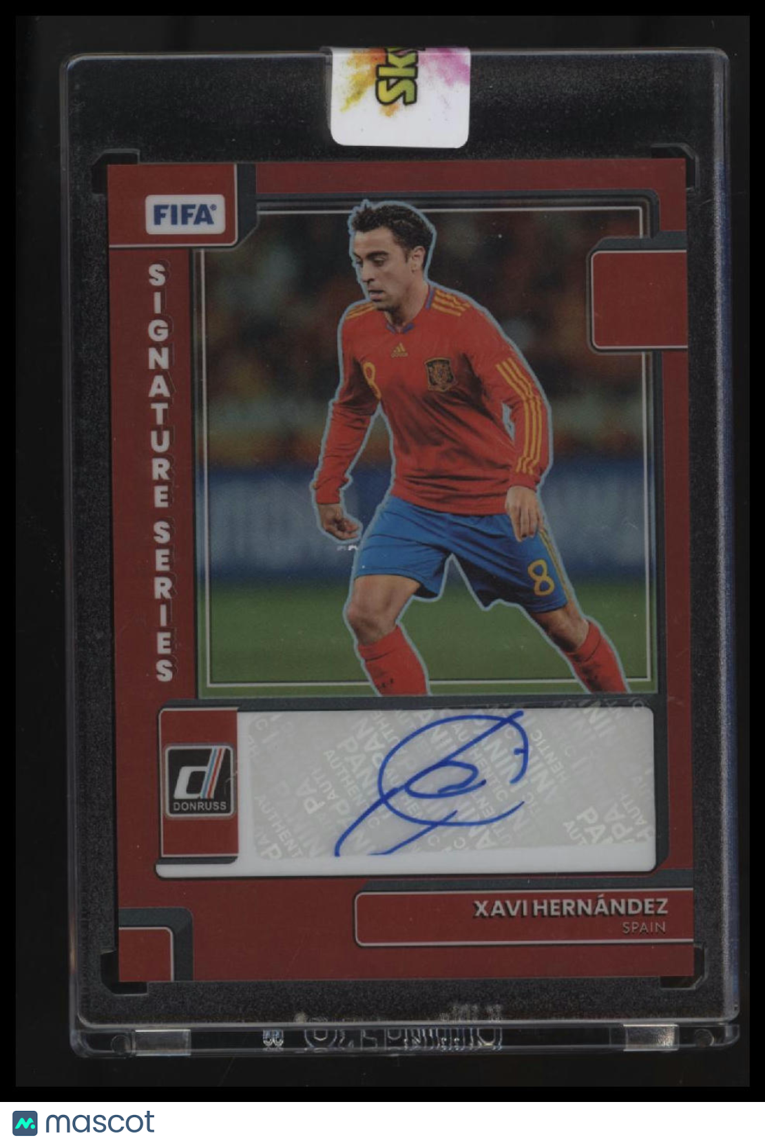 2022-23 Donruss Xavi Hernandez Signature Series Red #/25