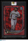 2025 Bowman Chrome Sapphire Edition Jackson Chourio Red Sapphire #/5