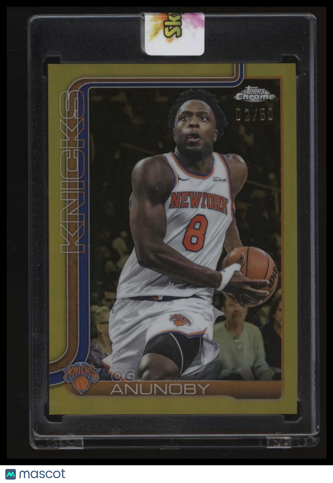 2025-26 Topps Chrome OG Anunoby Gold Refractor #/50
