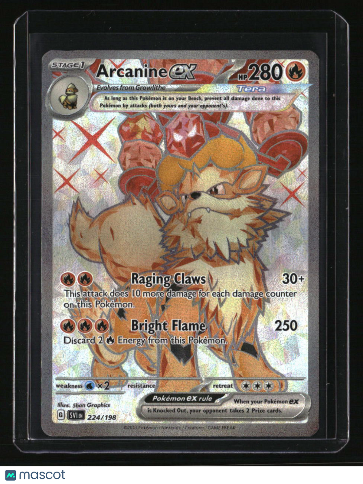 SV01: Scarlet & Violet Base Set Arcanine ex