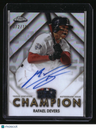 2025 Topps Chrome Rafael Devers World Series Champion Autographs #/100
