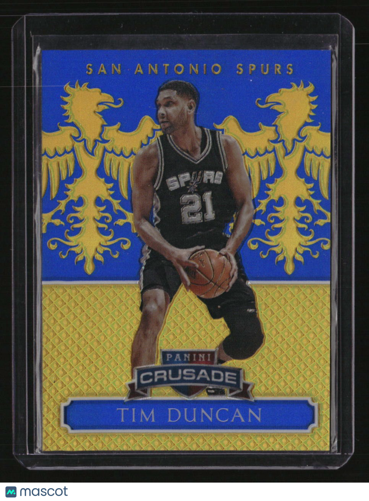 2014-15 Panini Excalibur Tim Duncan Crusade Blue #/149 FIRST ON PRINT 001/149