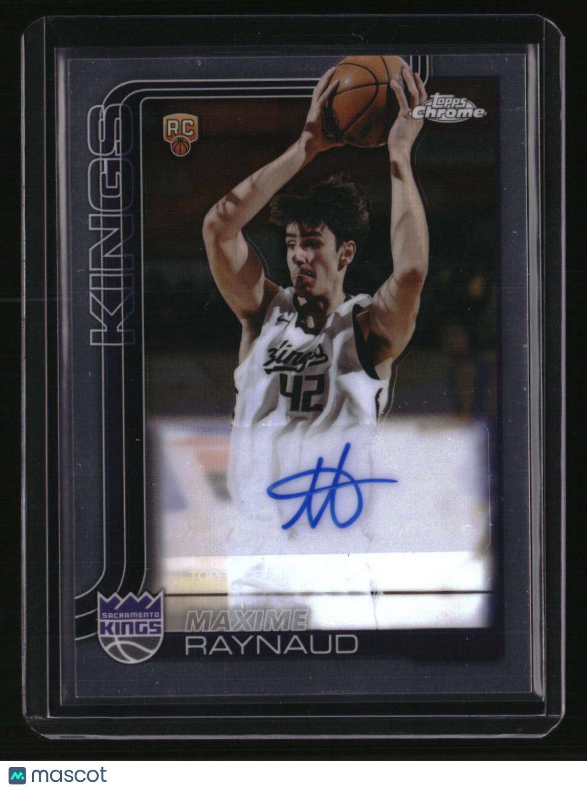 2025-26 Topps Chrome Maxime Raynaud Chrome Rookie Autographs