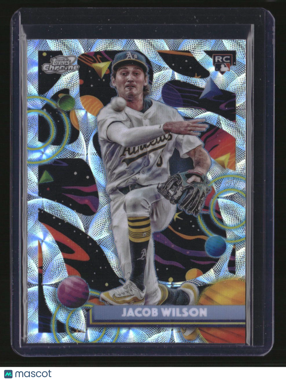 2025 Topps Chrome Cosmic Jacob Wilson Nucleus Refractor