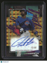 2026 Finest Derrek Lee Finest Autographs Gold Geometric Refractors #/50