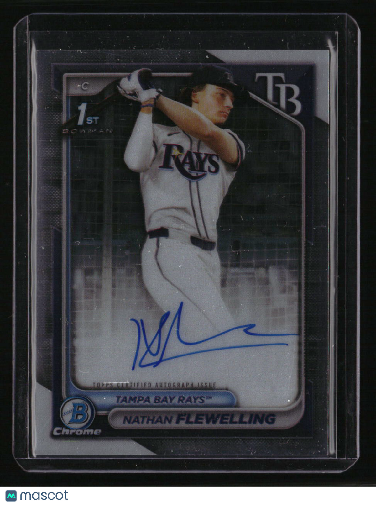 2024 Bowman Draft Nathan Flewelling Chrome Prospect Autographs