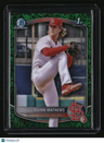 2025 Bowman Quinn Mathews Chrome Prospects Green Grass Refractor #/99
