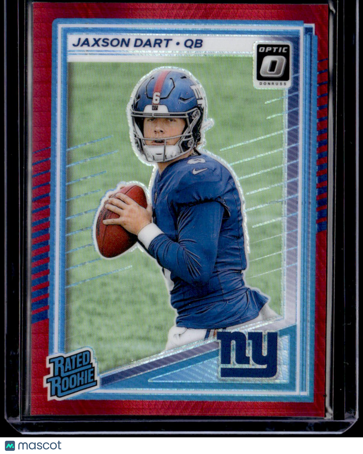 2025 Donruss Optic Jaxson Dart Red Hyper