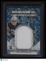 2024 Panini Spectra Brock Bowers Monumental Memorabilia Neon Blue #/50
