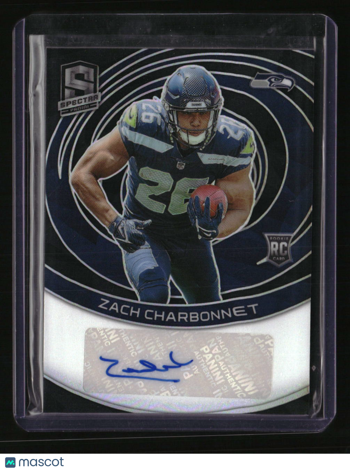 2023 Panini Spectra Zach Charbonnet Rookie Autographs #/99