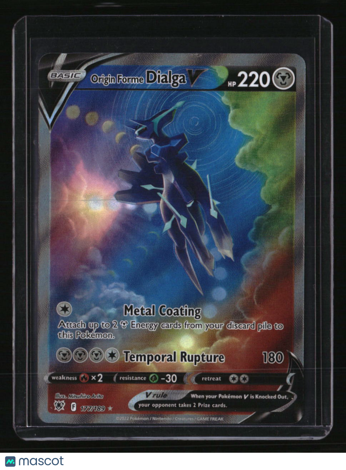 SWSH10: Astral Radiance Origin Forme Dialga V (Alternate Full Art)