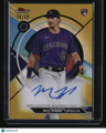 2023 Finest Michael Toglia Finest Autographs Gold Refractor #/50