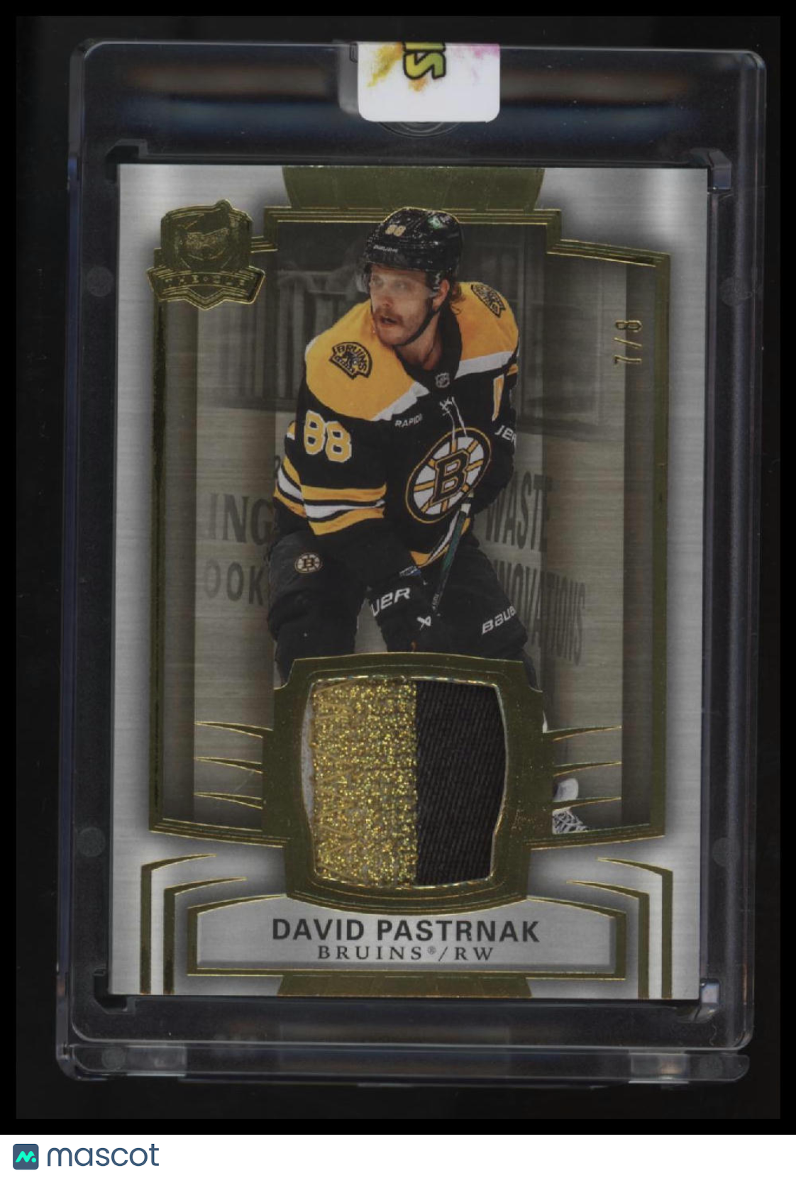 2024-25 Upper Deck The Cup David Pastrnak Gold Foil #/8