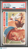1956 Topps Hank Aaron White Back PSA 2.5