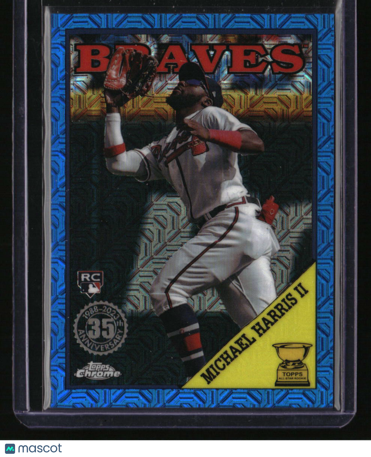 2023 Topps Update Michael Harris II 35th Anniversary Chrome Blue #/150