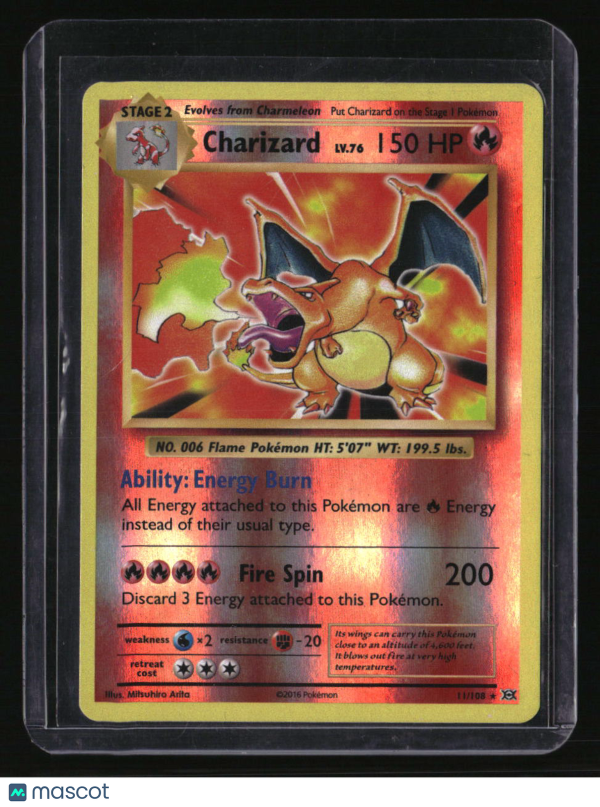 XY - Evolutions Charizard Reverse Holo