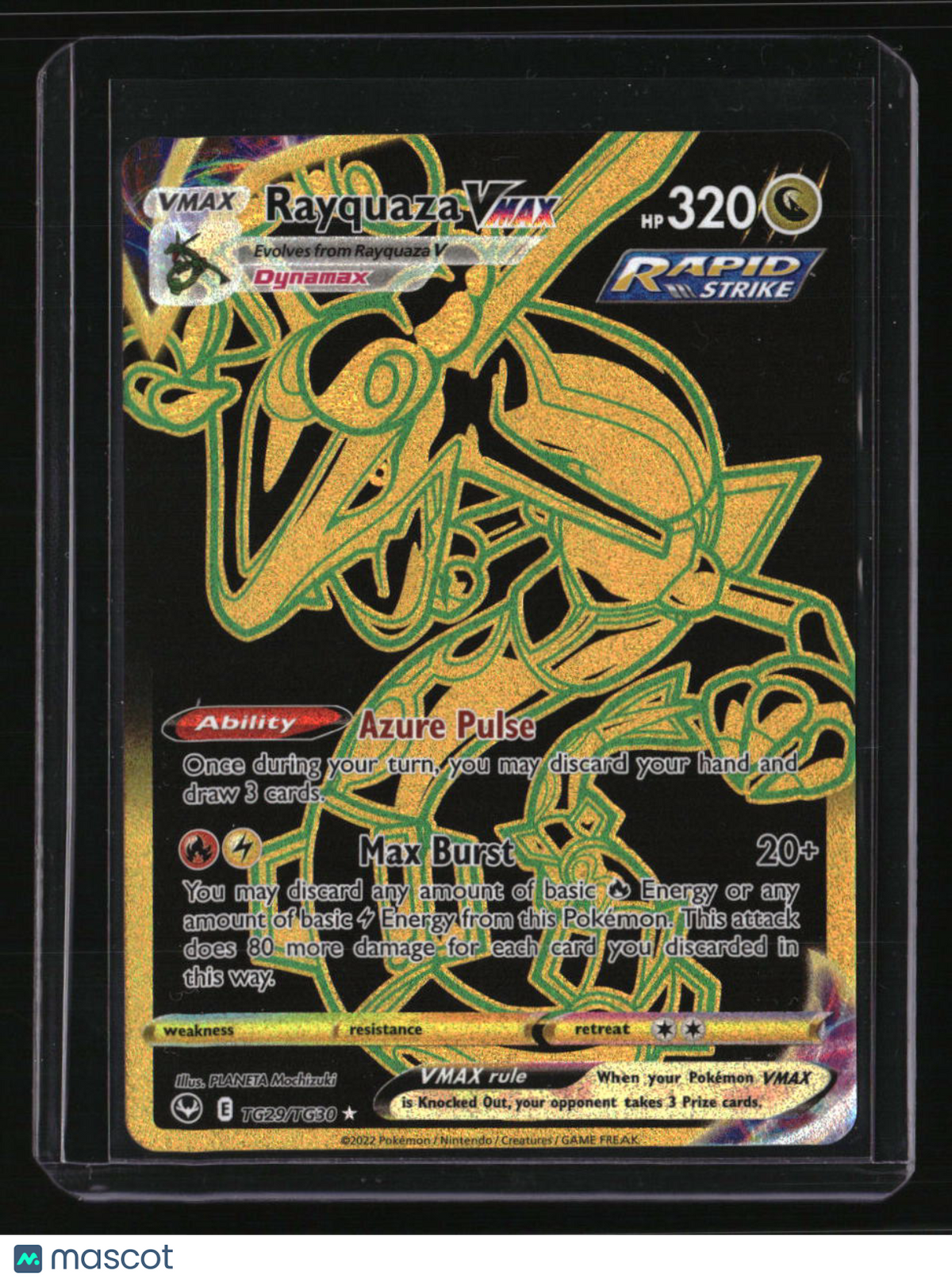 SWSH12: Silver Tempest Trainer Gallery Rayquaza VMAX (Secret)