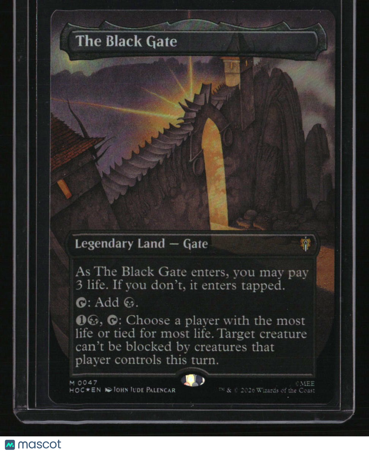 The Hobbit: Eternal-Legal The Black Gate (Borderless) Foil