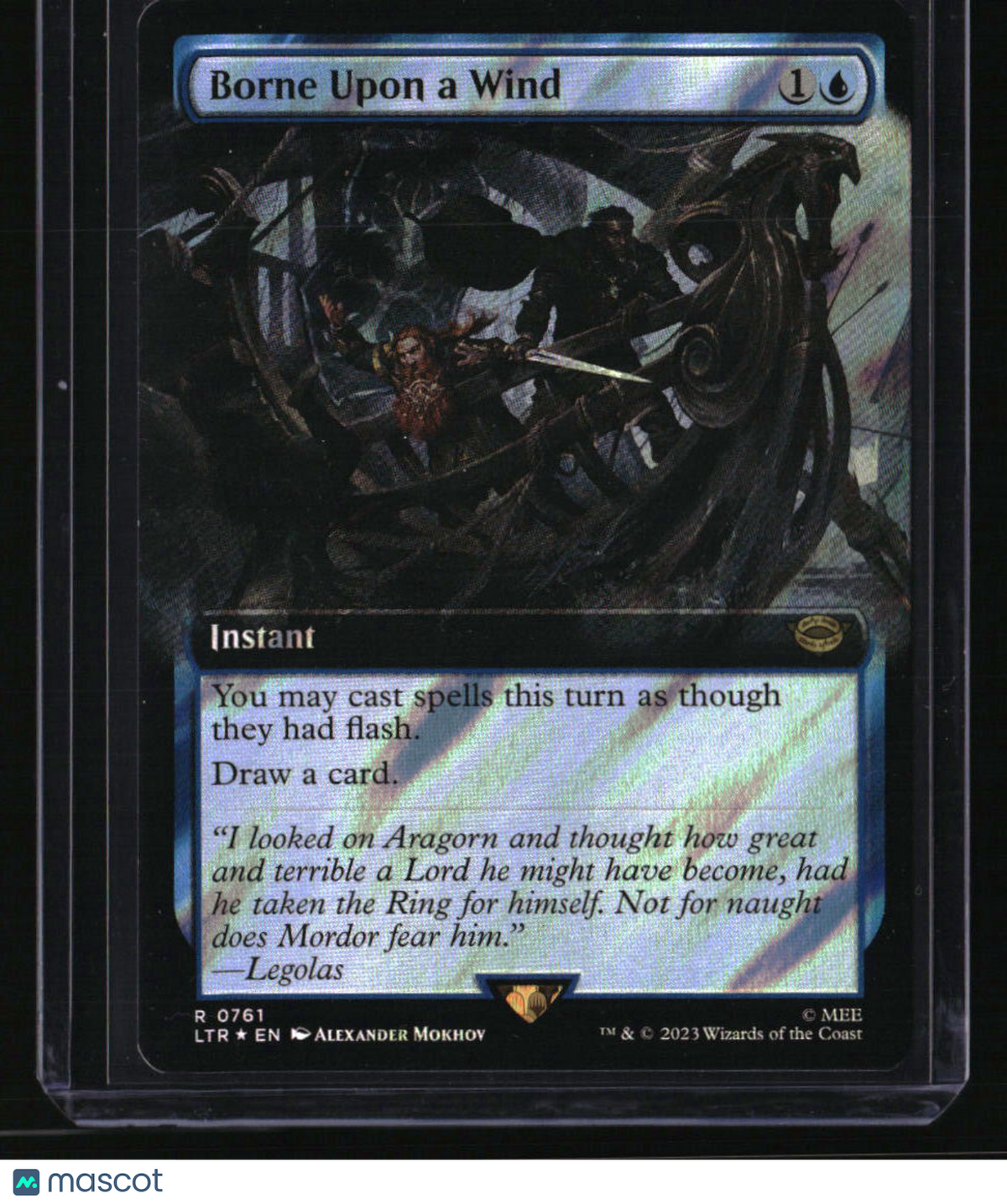 The Lord of the Rings: Borne Upon a Wind (Extended Art) (Surge Foil)