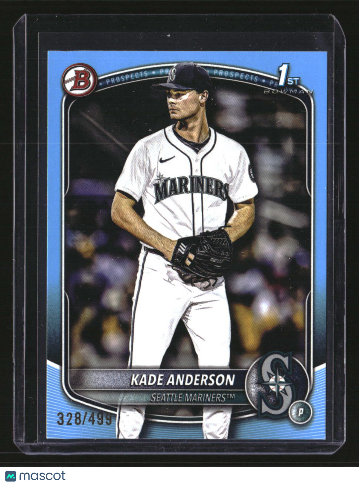 2025 Bowman Draft Kade Anderson Sky Blue Border #/499