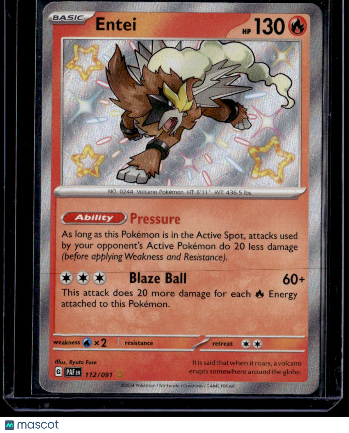 SV: Paldean Fates Entei