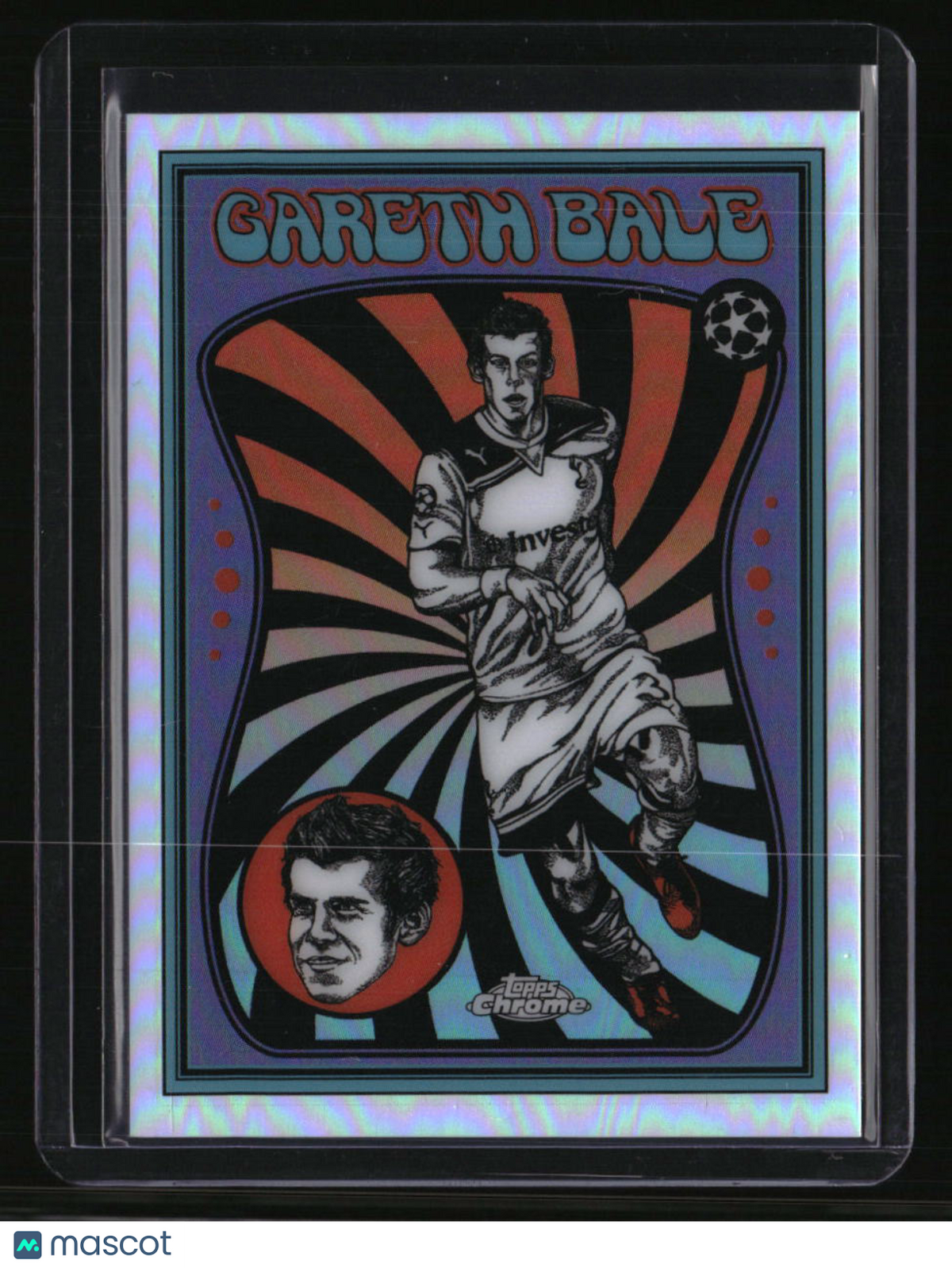 2025-26 Topps Chrome UEFA Club Competitions Gareth Bale Ultra Violet