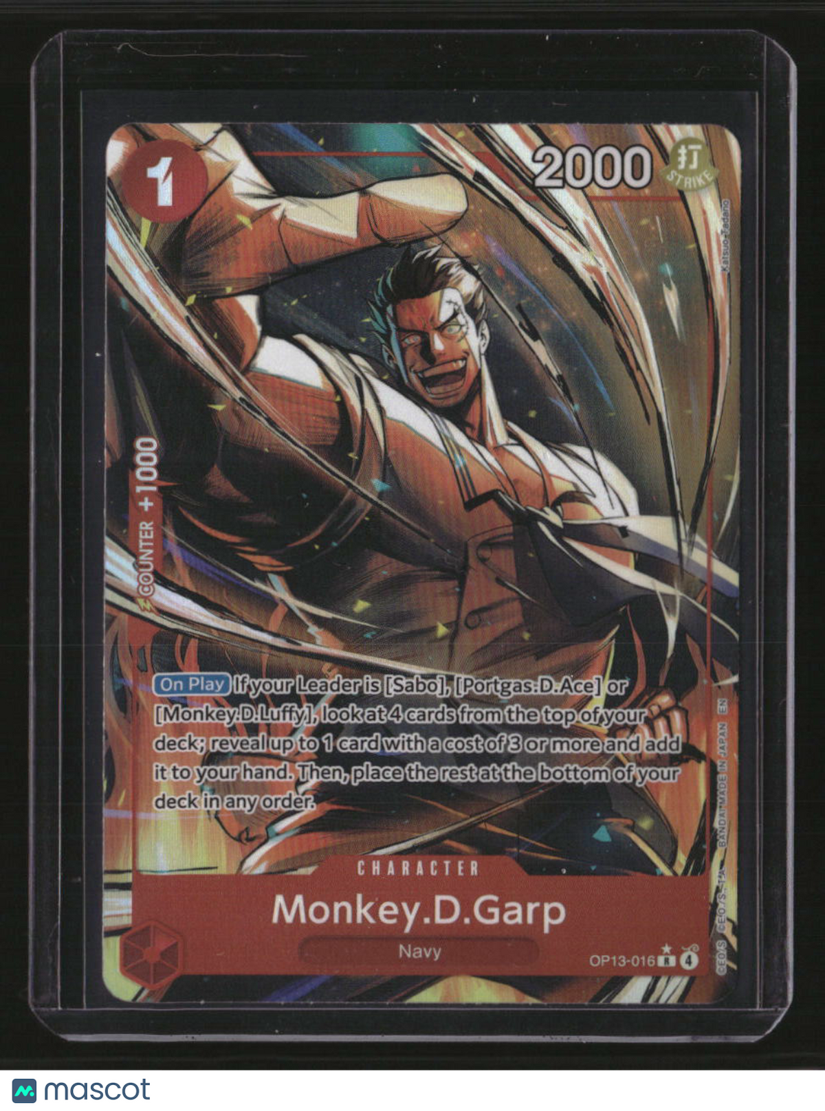 One Piece Carrying on His Will Monkey.D.Garp