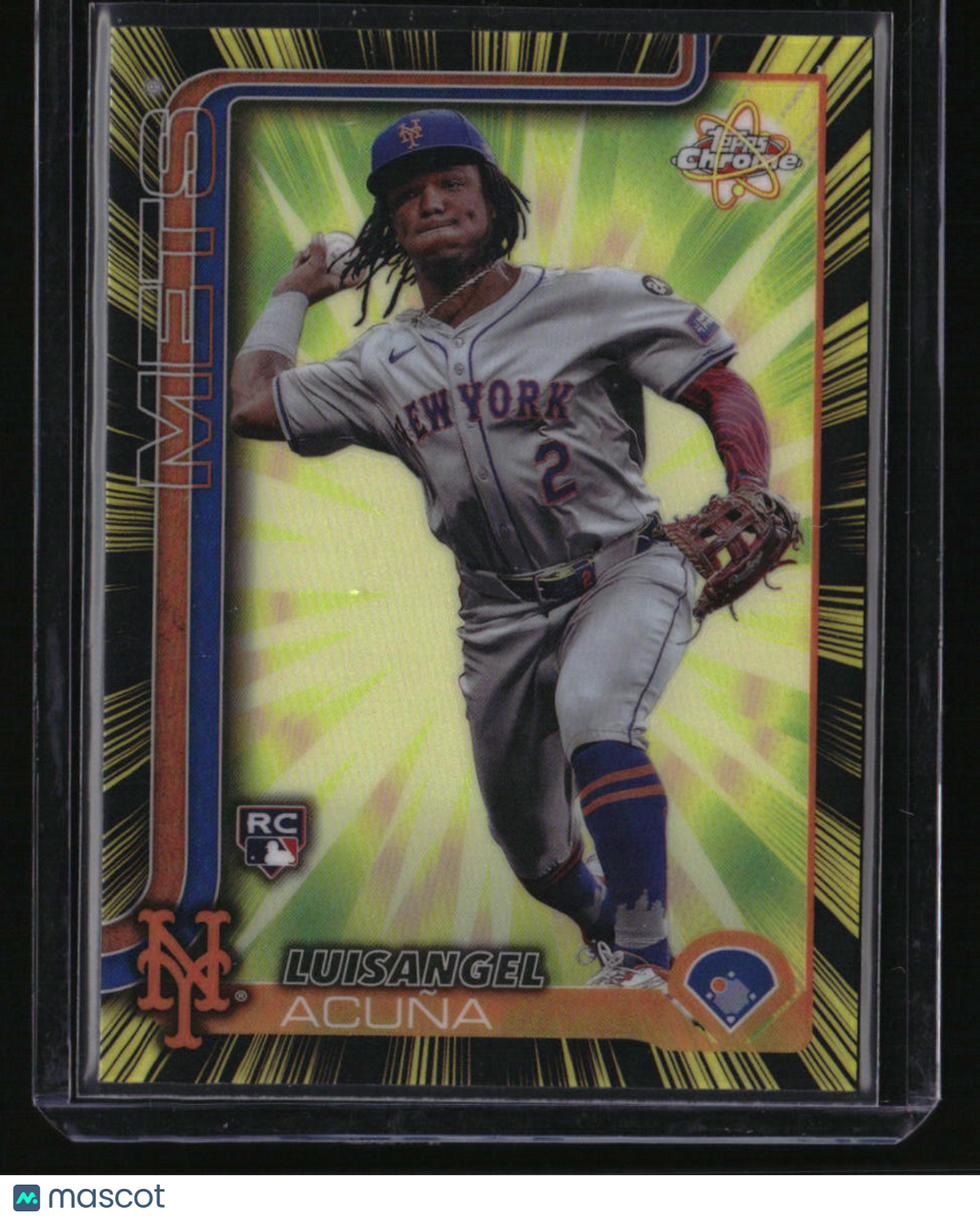 2025 Topps Chrome Luisangel Acuña Radiating Rookies