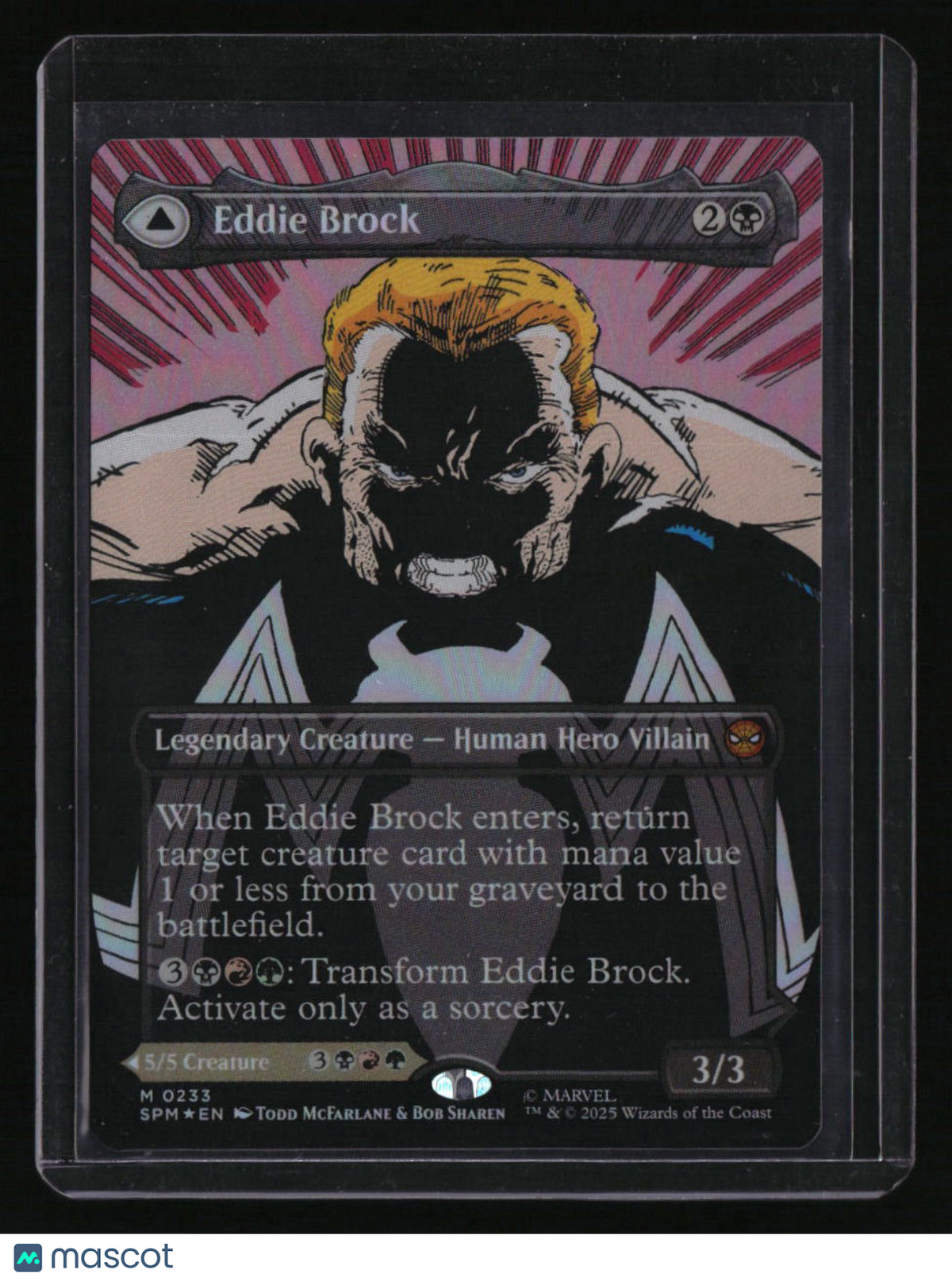 Marvel's Spider-Man Eddie Brock (0233) (Borderless) Foil
