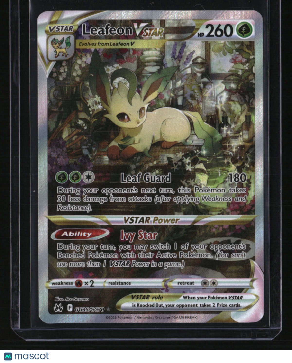 SWSH: Crown Zenith: Galarian Gallery Leafeon VSTAR