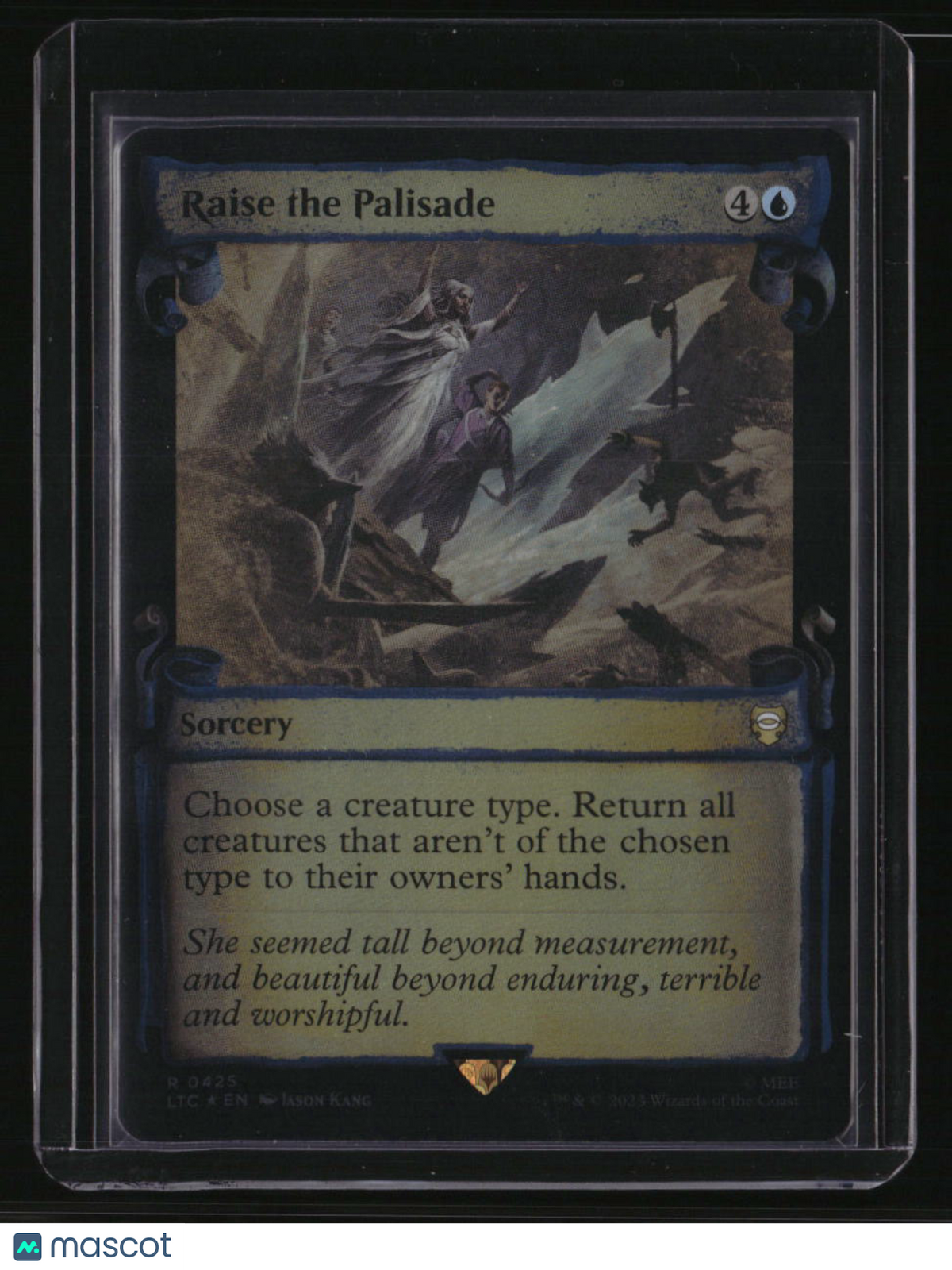 Commander: The Lord of the Rings: Raise the Palisade (Showcase Scrolls) Foil