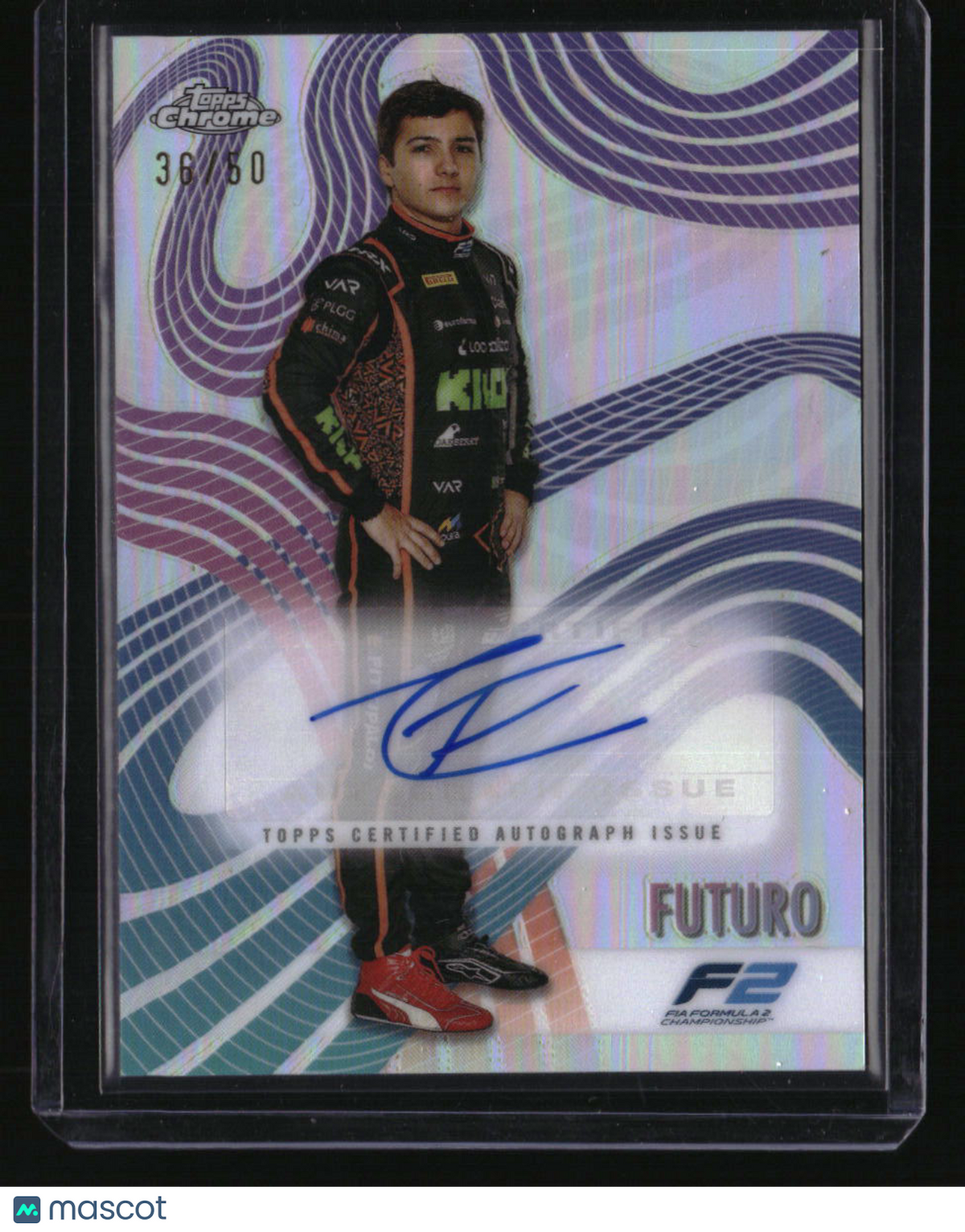 2024 Topps Chrome Formula 1 Enzo Fittipaldi Futuro Chrome Autographs #/50