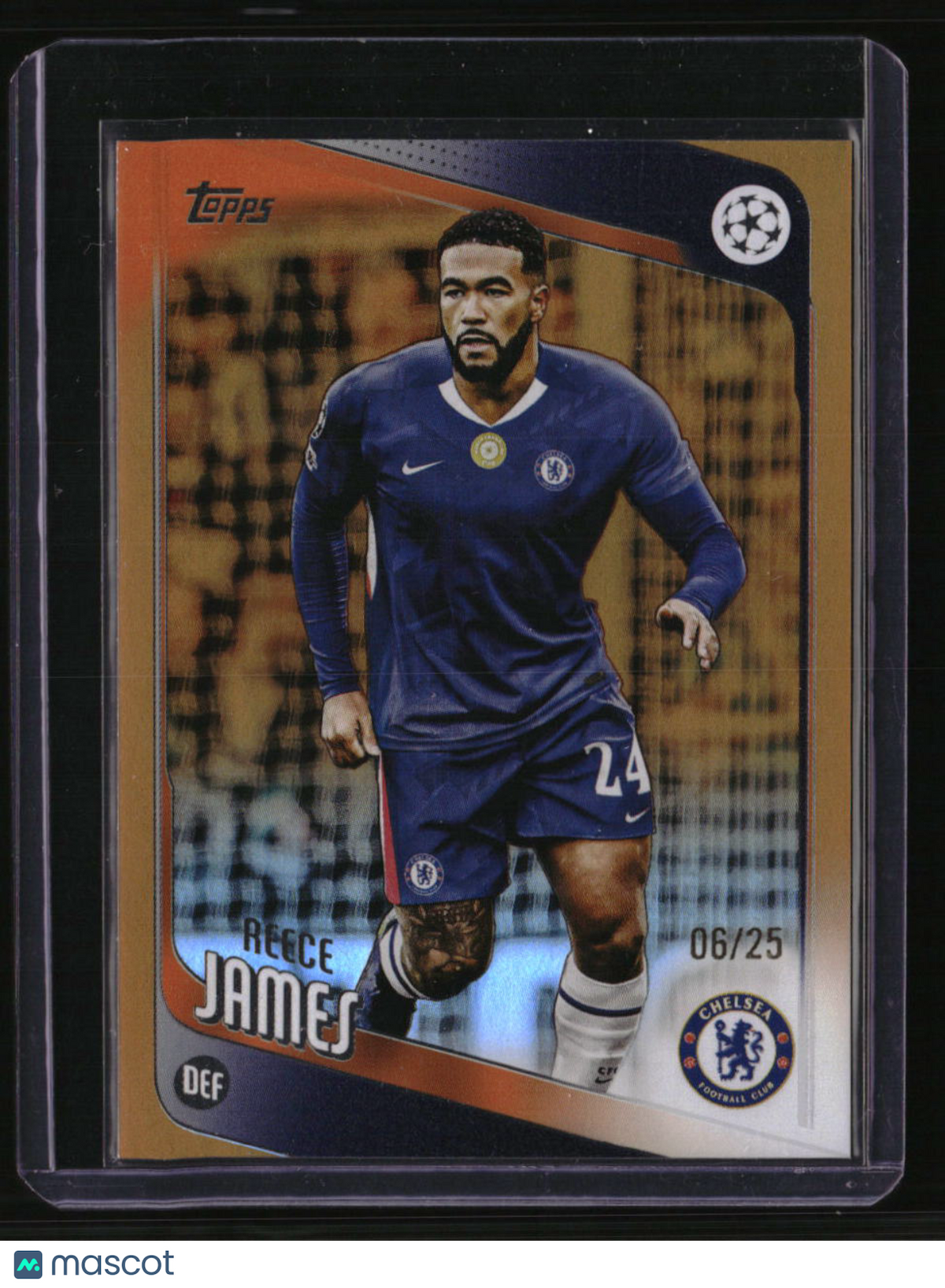 2025-26 Topps UEFA Club Competitions - Orange Foil Reece James #/25