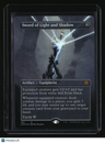 Double Masters Sword of Light and Shadow (Borderless) Foil