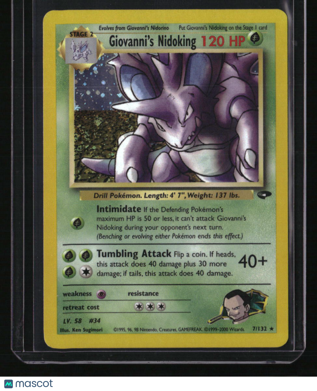 Gym Challenge Giovanni's Nidoking