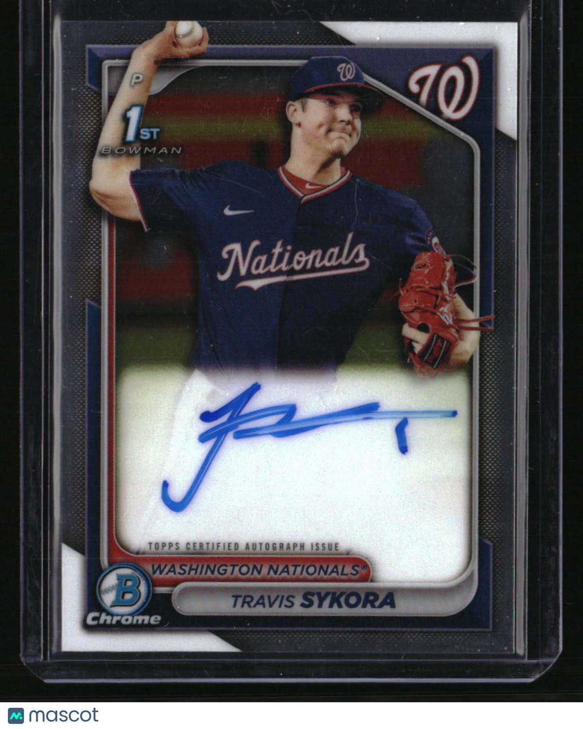 2024 Bowman Travis Sykora Chrome Prospect Autographs
