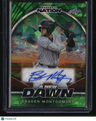 2025 Leaf Baseball Nation Braden Montgomery A New Dawn Autographs Crystal Green