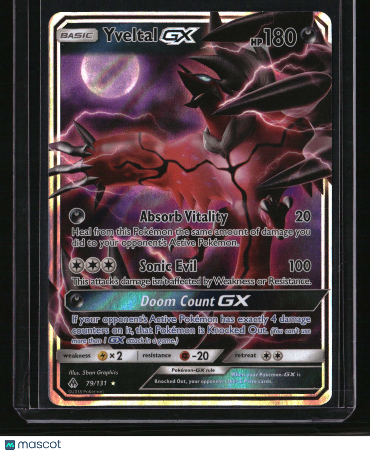 SM - Forbidden Light Yveltal GX