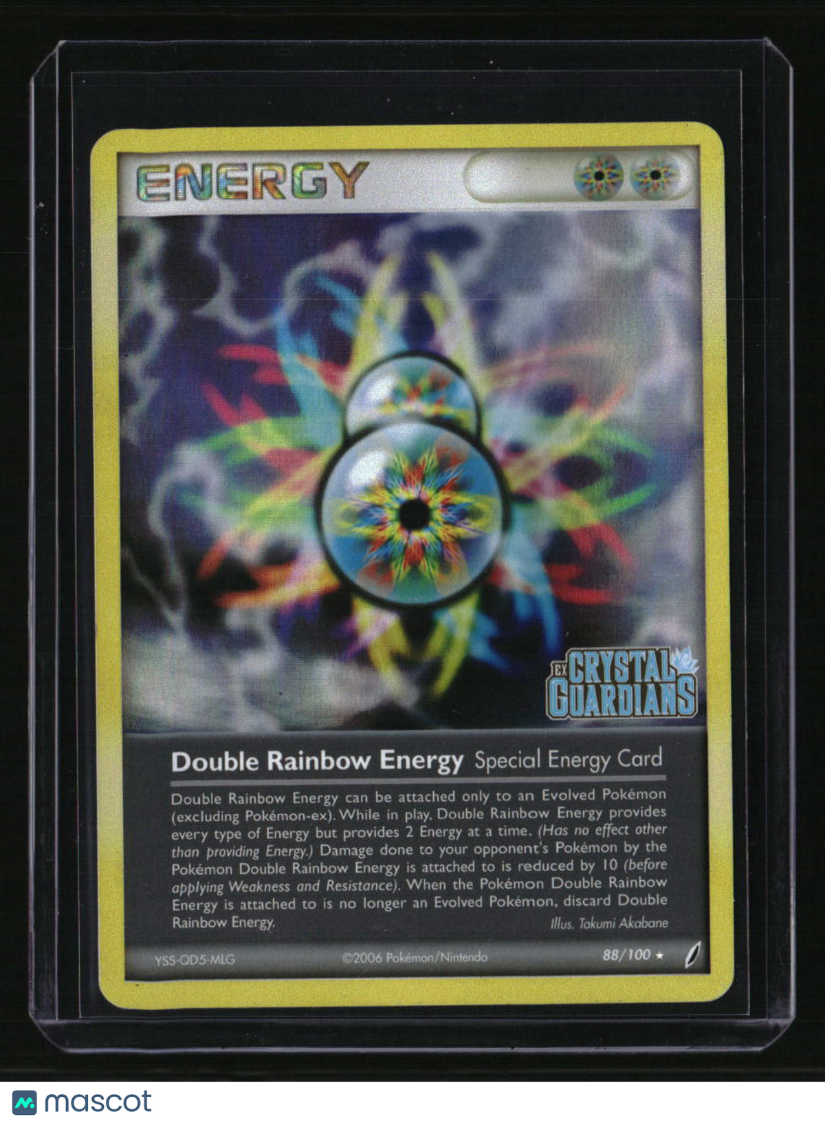 EX Crystal Guardians Double Rainbow Energy Reverse Holo
